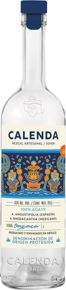 Calenda Mezcal Artesanal Joven 43%