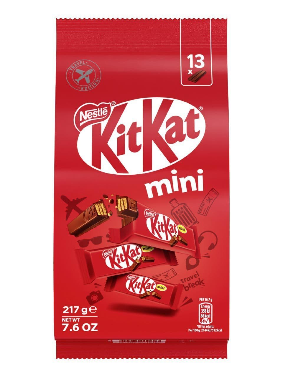Kit Kat Nestle Mini Snack Bag 217G