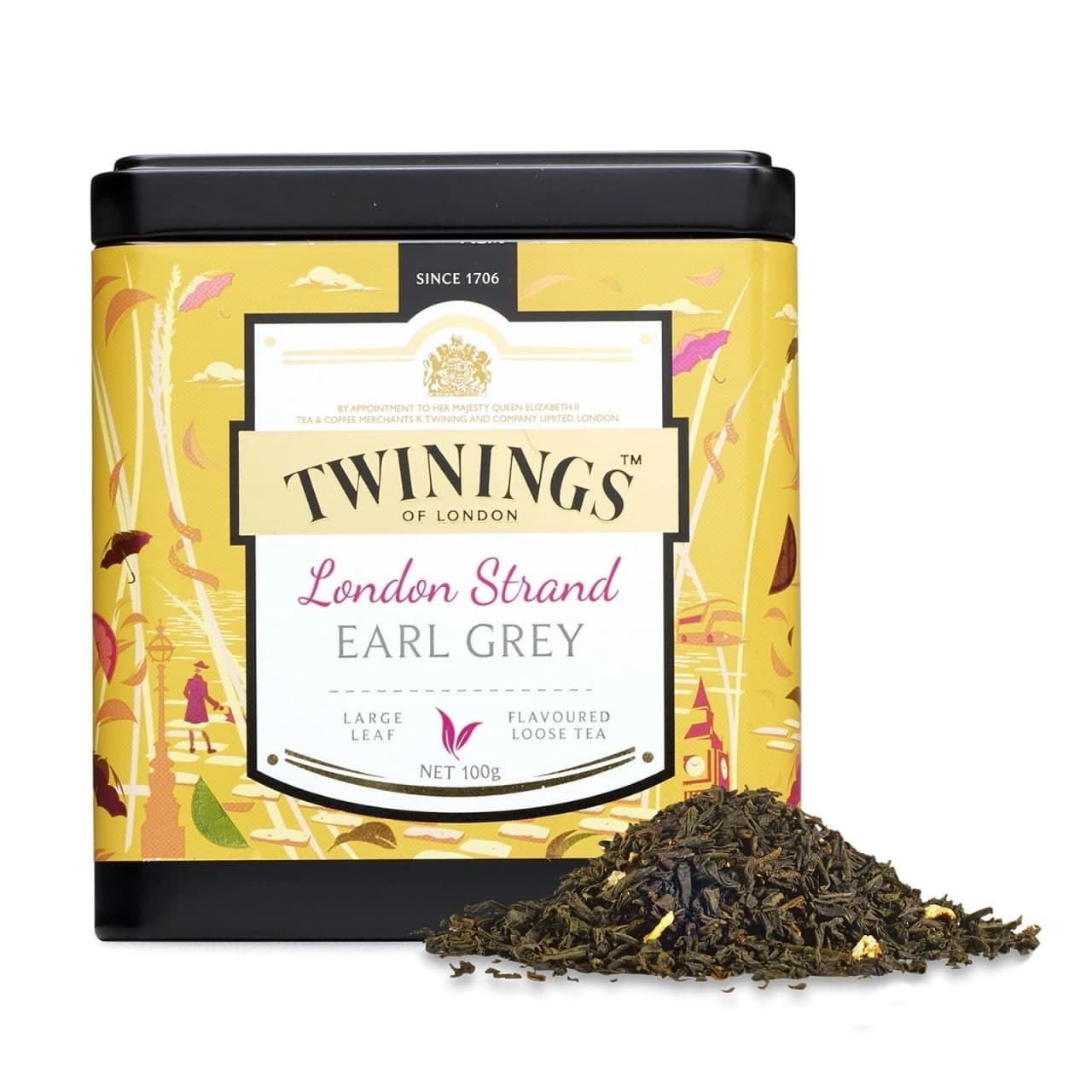 Twinings London Strand Earl Grey Tin (100G)